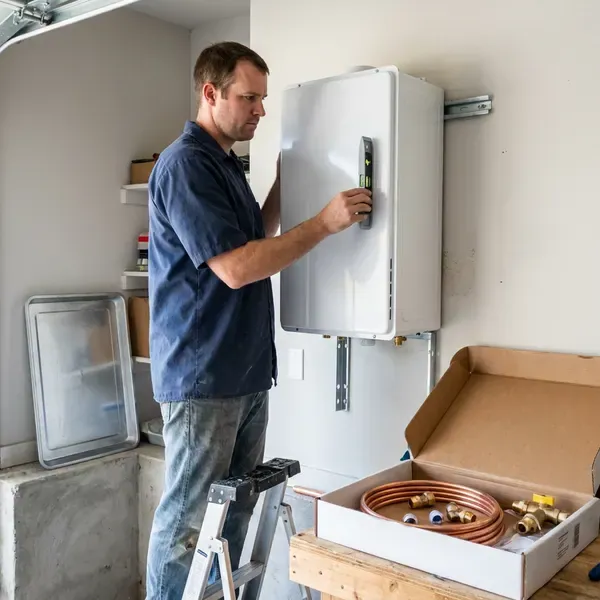 Professional electric tankless water heater installation, Bloomington, IL