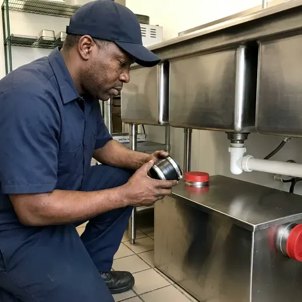 Professional grease trap installation, Bloomington, IL