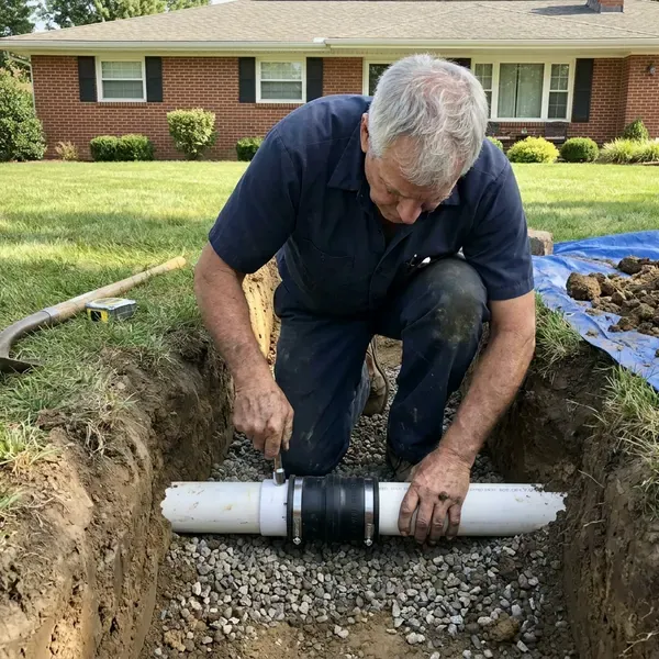 Local sewer line replacement by HVM Plumbing, Chicago, IL