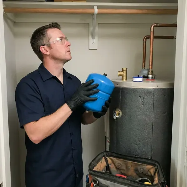 Water Heater Expansion Tank Installation in Bloomington, IL